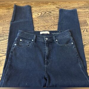 7 For All Mankind High Waist Slim Luxe Vintage Jeans size 28 Black